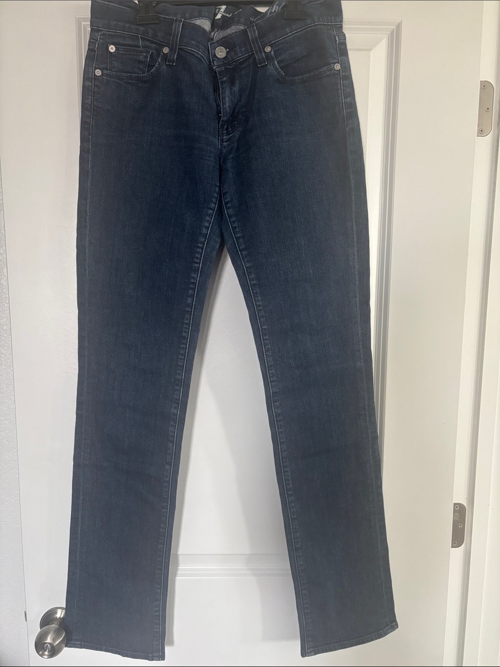 Dark Wash Straight Leg Jeans